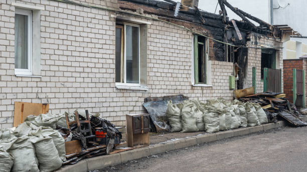 Professional Soot Cleanup technician working in Clearwater, FL